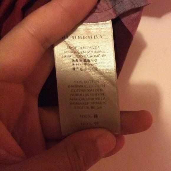 Burberry Red Check Shirt - Picture 4 of 4