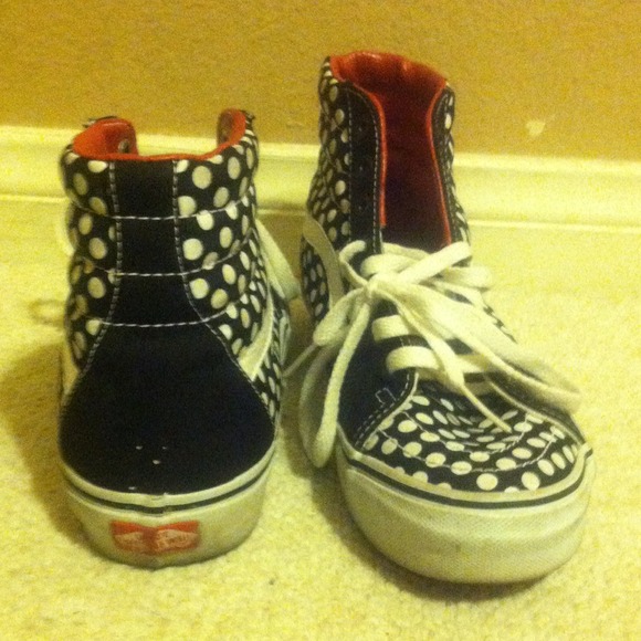 Vans (high -top ... Polka Dotted)