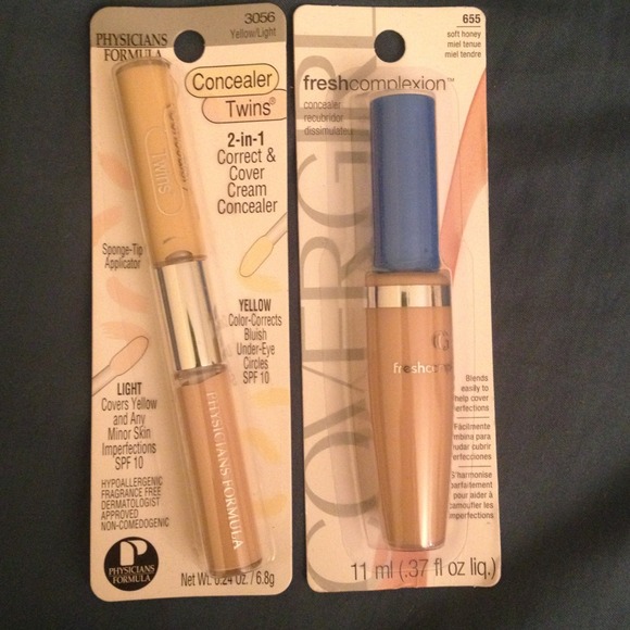 Concealers: Physician's Formula, Covergirl