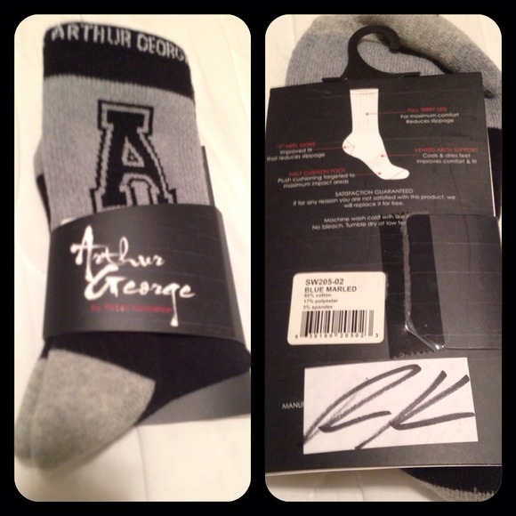 Signed Arthur George By Robert Kardashian Socks.
