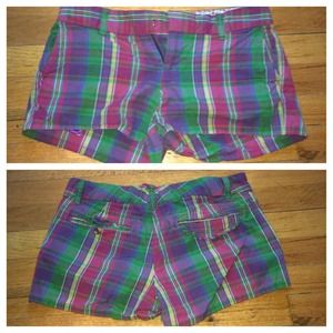 Colorful Plaid Shorts