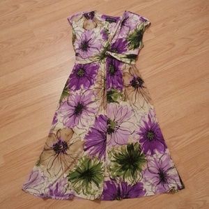 Jones New York Knot Front Dress