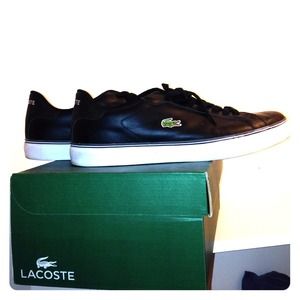 Black Lacoste Sneakers -- Size 12