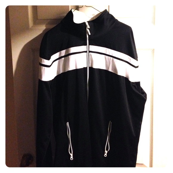 Black & White Zip-Up