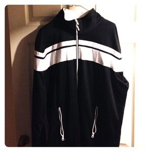 Black & White Zip-Up