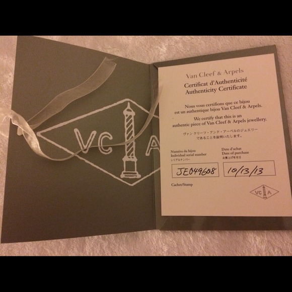 💰sold💰💯VCA Alhambra onyx pendant💜 - Picture 2 of 4