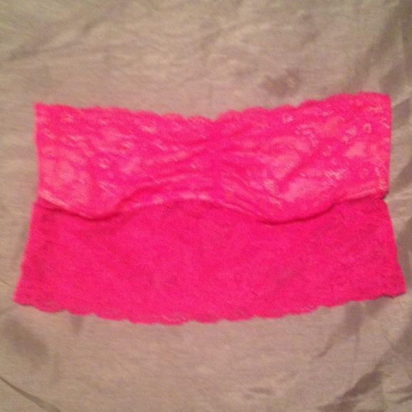 Victoria secret pink bandeau bra/top