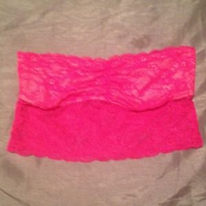 Victoria secret pink bandeau bra/top