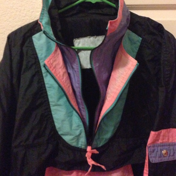 Vintage Out Of Control neon windbreaker - Picture 3 of 4