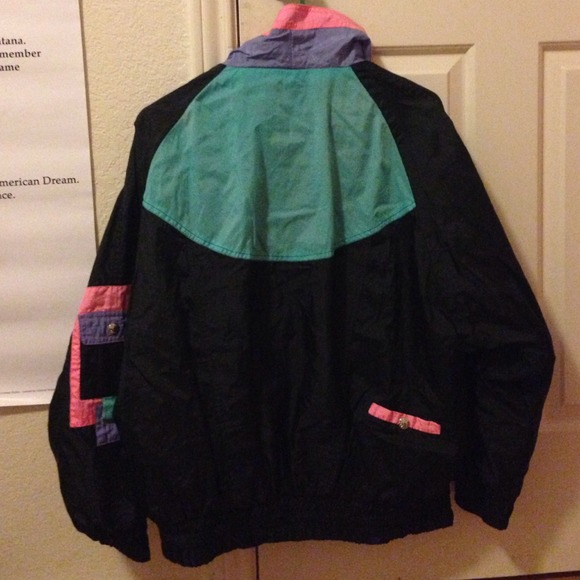 Vintage Out Of Control neon windbreaker - Picture 4 of 4