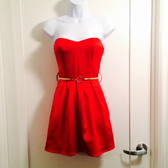 Black Rose Semi Formal Sweetheart Flare Dress main image 1