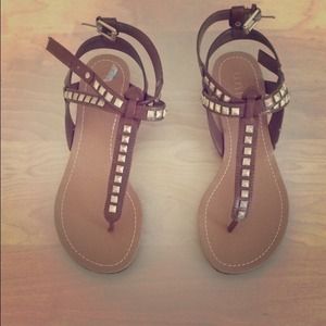 Size 8 cognac Unisa sandal