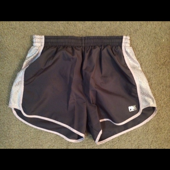 Victoria's Secret sport running shorts gray & pink