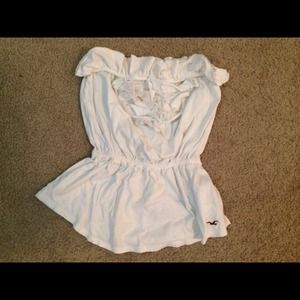 Strapless hollister top
