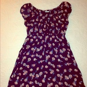 Cap sleeve floral dress by Kimchi Blue!
