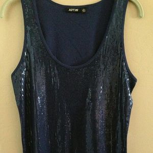 Apt. 9 sequin tank top