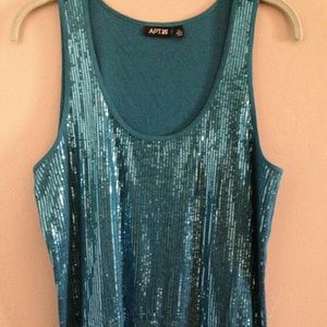Apt.9 sequin tank top