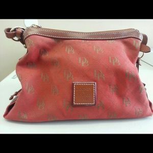 Authentic Dooney &Bourke east/west slouch bag