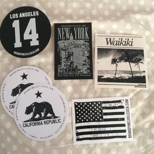 5 Brandy Melville Stickers