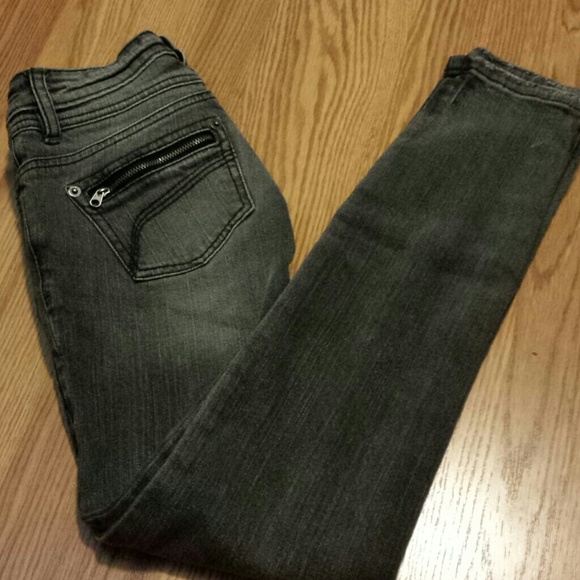 Grey fox skinny jeans