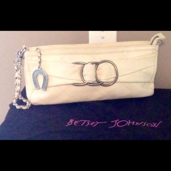 Betsey Johnson Leather Clutch