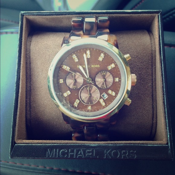Michael Kors watch tortoise