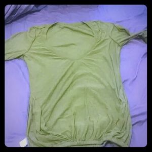 Olive green T-shirt