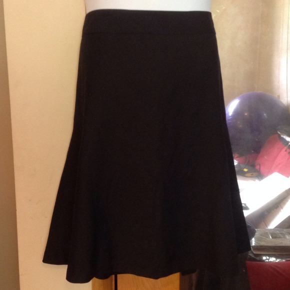 PRICE DROP Black pinstripe skirt
