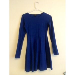 Royal Blue Skater Dress