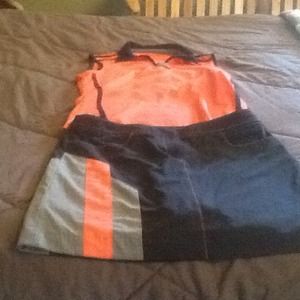 Skort and top set.