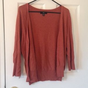 ✨REDUCED ✨Orange cardigan/ sweater