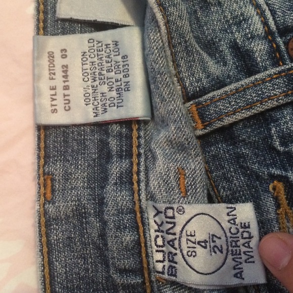 Lucky Brand jeans size 4/27 - Picture 2 of 4