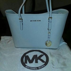 Vanilla small jet set tote