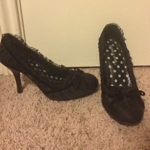 Black wild diva heels