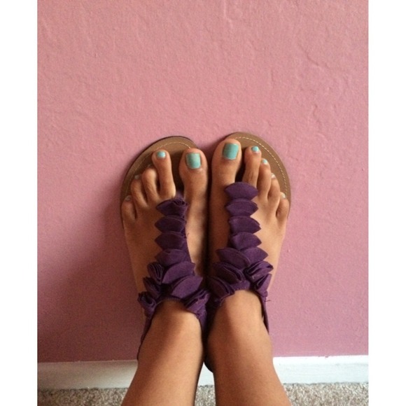 Purple Sandals