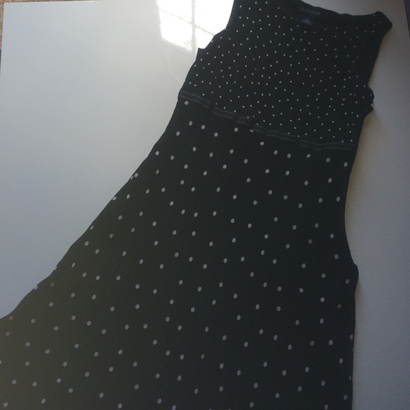 Black Pokadot Dress