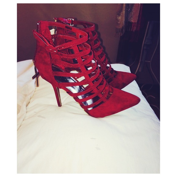 red high heels