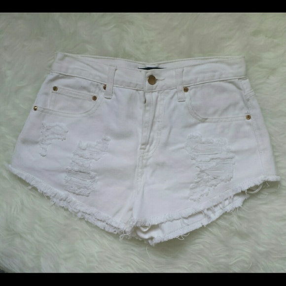 🚫SOLD🚫 High waisted denim shorts