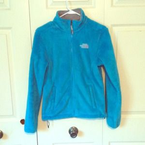 Light blue fleece Northface jacket