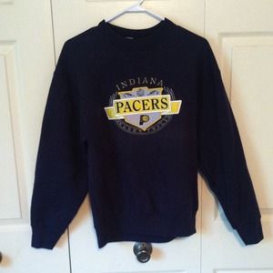 Indiana Pacers navy crewneck