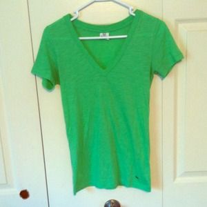 Victoria's Secret PINK line green vneck