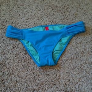 Victoria's Secret light blue bathing suit bottoms