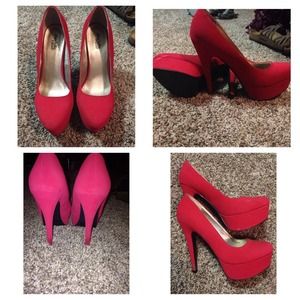 Red high heels