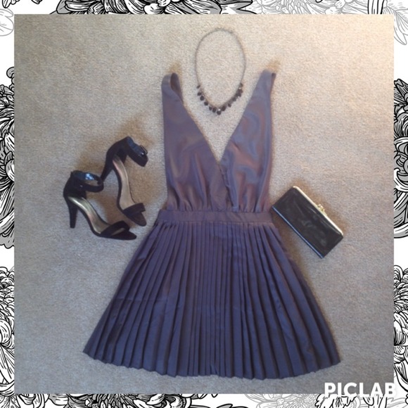 Beautiful gun metal gray dress