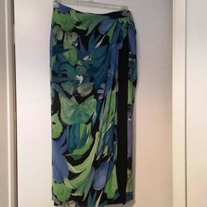 Cache Wrap style Skirt, Sz 4