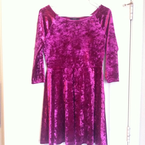 Velvet Skater Dress, Seapunk, Grunge - Picture 2 of 4