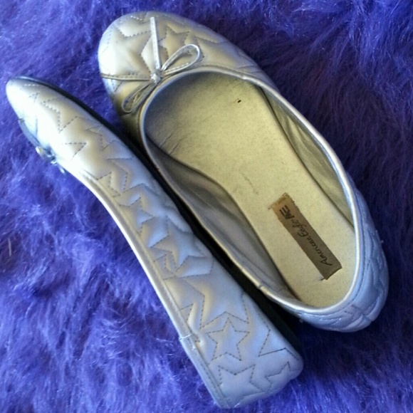 payless silver flats