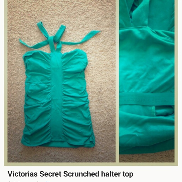 ***SOLD****Victoria secret scrunched halter top