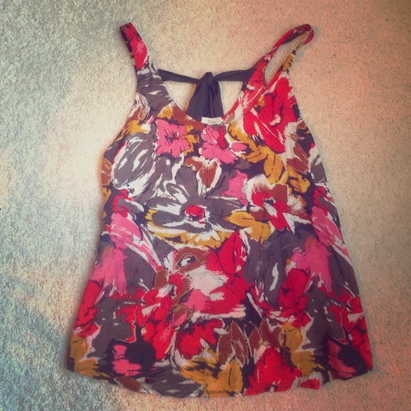 Old Navy Floral Tank - Picture 1 of 1