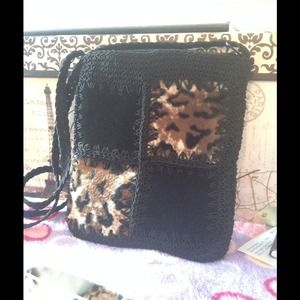 Small crochet cross body bag